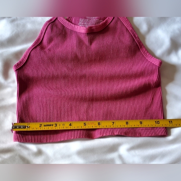 Green Ribbed Tank Top - Picture 5 of 5